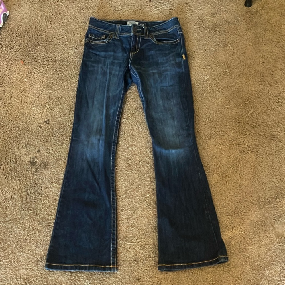 Aeropostale- Hailey Skinny Flare- Women's Blue Flared Jeans! Y2K